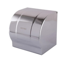 Держатель для туалетной бумаги Hotec 16.623 Stainless Steel, с крышкой