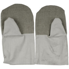 Рукавицы х/б, с брезентовым налодонником 
