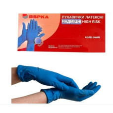 Рукавички латексные размер XL (8-9) 1 пара в индивидуальной упаковке HIGH RISK BSPKA тяжелая Рукавички латексные размер XL (8-9) 1 пара в индивидуальной упаковке HIGH RISK BSPKA тяжелая
