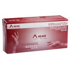 Рукавички латексні  IGAR High Risk розмір L(8-9) Рукавички латексні  IGAR High Risk розмір L(8-9)