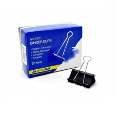 Биндер 51мм (12шт) черный BM.5301