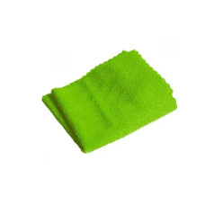Салфетка микрофибра (30*30) универсальная без упаковки зеленая