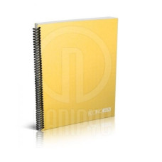 Блокнот А5, 80 л., пластик. обложка, боковая спираль, Е20220