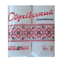Туалетний папір целюлозний"Обуховская" (4шт), (18м) 2-х слойн.