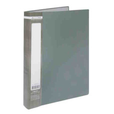 Тека пластикова з файлами А4/60 сіра BM.3621-09