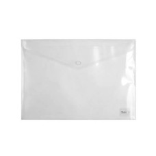 Папка на кнопці  А4, прозора, 180мкм 1402-27-A