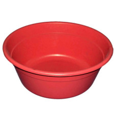 Таз пластик(16л) круглый красный