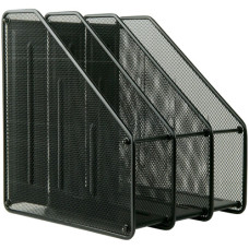 Лоток вертикальный 3-в-1 метал.сетка, черный 250*390*310  2128-01-a