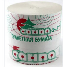 Туалетная бумага макулатурная (100мм*85 мм/45м) серая "Санпа"