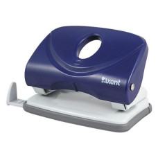 Діркопробивач з лінійкою, (20арк), пластік, чорний., 3820-02-А