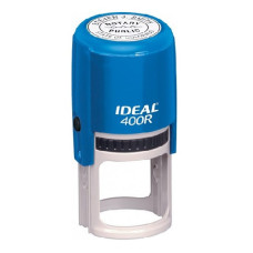 Оснастка для круглой печати (40мм) синяя Ideal 400R