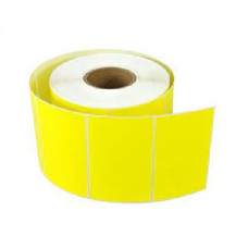 Термоетикетка 58*40 эко (500шт), жовта