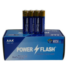 Батарейка LR03 Power Flash щелочная  пальчиковая ААА (4шт)