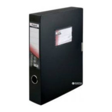 Тека-бокс А4 пластик. на липучці, сіра, 60мм, 1760-03