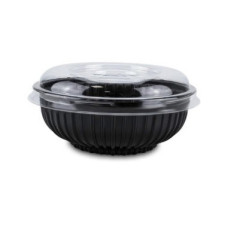 Контейнер универсальный круглый PS ПС-210ДЧ черный 300 мл 156*156*57мм