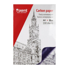 Папір копіювальний А4, синій,100арк, (16/гм2) 3301-02-а