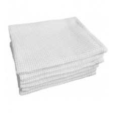 Полотенце кухонное вафельное 45*70см, 140г/м2,  белое
