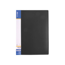 Папка-cкоросшиватель А4 (CLIP А) пластик. черная Е31201-01