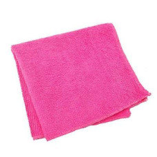 Салфетка микрофибра (30*30) универсальная без упаковки розовая