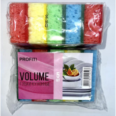 Губки кухонные (100*60*30мм/5шт) пористые пеноэффект 