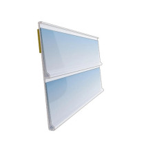 Цінникотримач DBR-39 самоклеючий, стелажний 1000мм прозовий