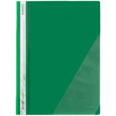 Скоросшиватель А4 с угловым карманом, зеленый. Толщина 170/350 мкм. (1306-25-а)