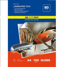 Пленка для ламинирования А4, 80 мкм (100шт) BM.7723  