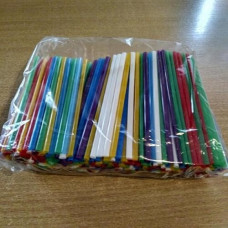 Трубочка мартини (125мм*d4,8мм/200шт) микс