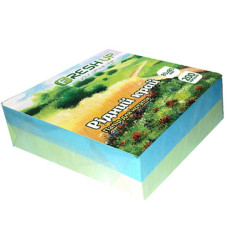 Папір для нотаток, жовто-блакитний, "Рідний Край" клеєний (85х85/200арк.)  FR-0550