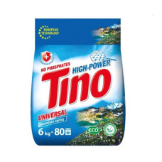 Стиральный порошок (6000 гр) автомат, universal Tino High-Power Стиральный порошок (6000 гр) автомат, universal Tino High-Power