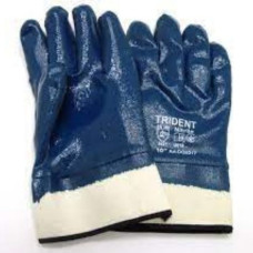 Перчатки нитриловые с твердым манжетом р.10 6217