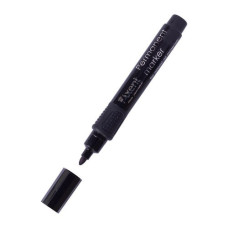 Маркер перманент. круглый (2мм) черный Ах2541-01-a