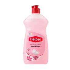 Моющее средство, для мытья посуды, "Ароматное яблоко", (495мл), Helper Моющее средство, для мытья посуды, "Ароматное яблоко", (495мл), Helper