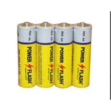 Батарейка R06 Power Flash солевая  пальчиковая АА (1шт)