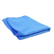 Салфетка микрофибра (30*30) универсальная без упаковки синяя