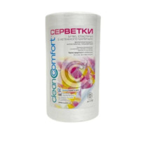 Салфетки в рулоне с перфорацией CLEANCOMFORT 20*30 спанлейс, 50 г/м2, (100 шт)
